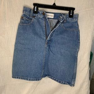 Vintage Calvin Klein Jean Skirt